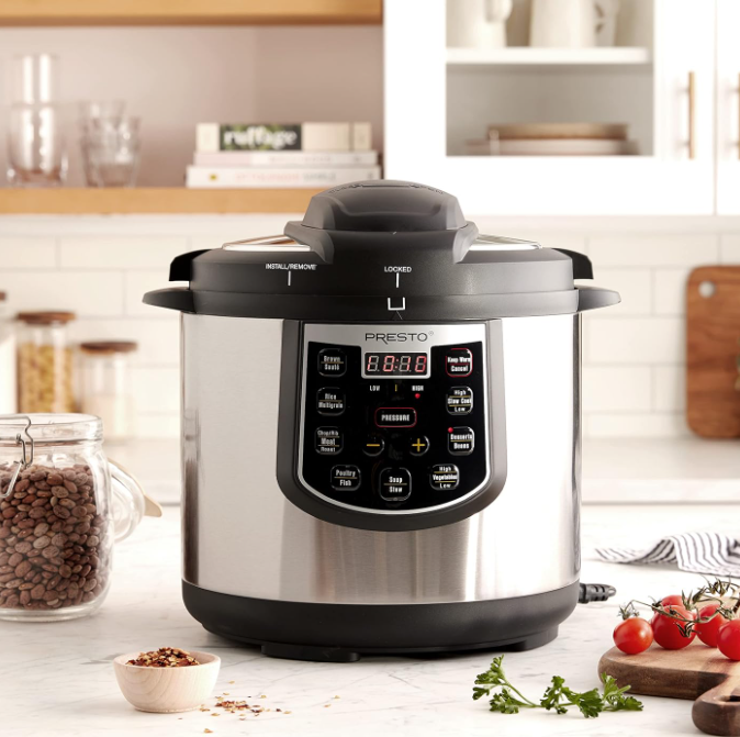 Presto pressure cooker stainless