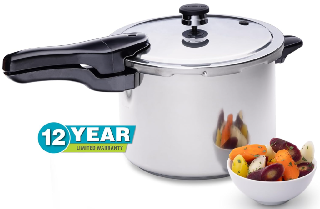 Presto 8 qt stainless pressure cooker