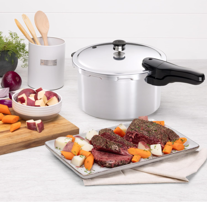 Presto 8 qt stainless pressure cooker electric model with digital display