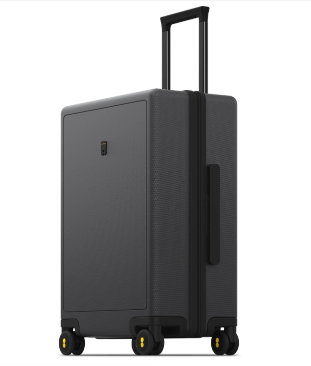  Level 8 luggage Business Elegance hardside suitcase in sleek black for professional travelers