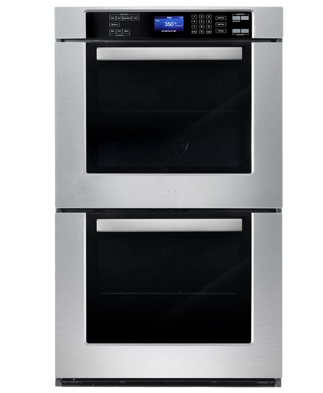 Cosmo COS-30EDWC 30 inch electric double oven wall mount stainless steel