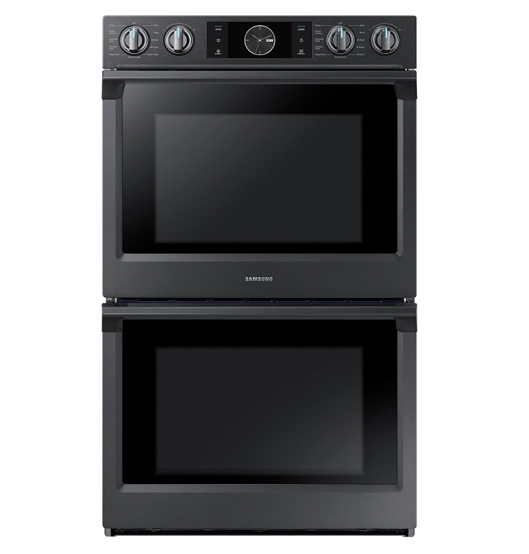 Samsung NV51K7770DG smart double oven black stainless steel flex duo