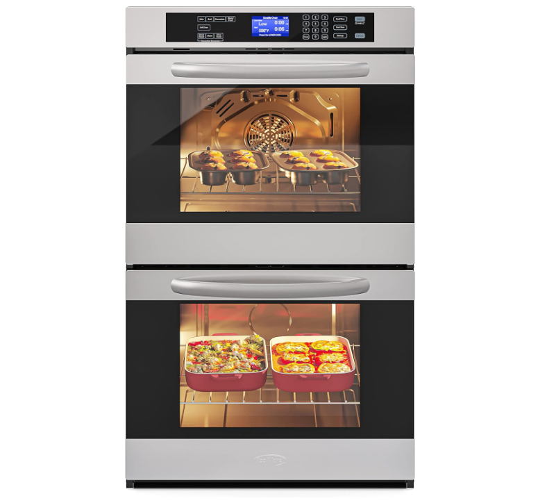 KoolMore KM-WO30D-SS electric double wall oven stainless steel convection