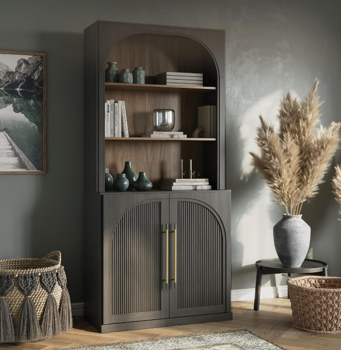 BELLEZE sideboard storage cabinet with shelves and drawers